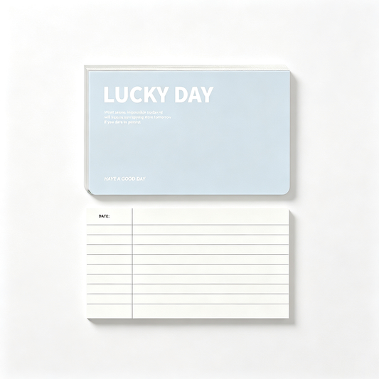 Lucky Day Flip Up Pocket Notebook