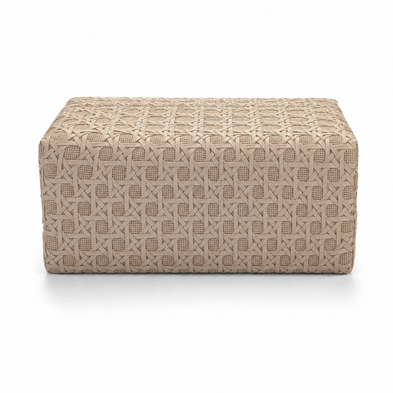 Pleated Leather Look Tissue Holder