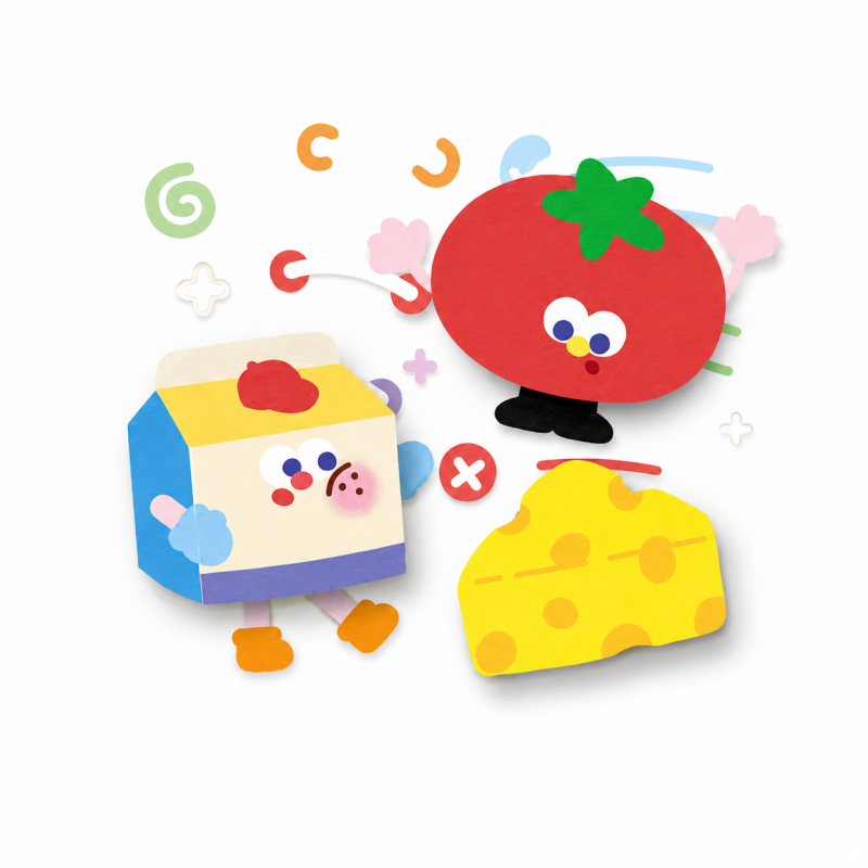 Childhood Shaped Sticky Note Set