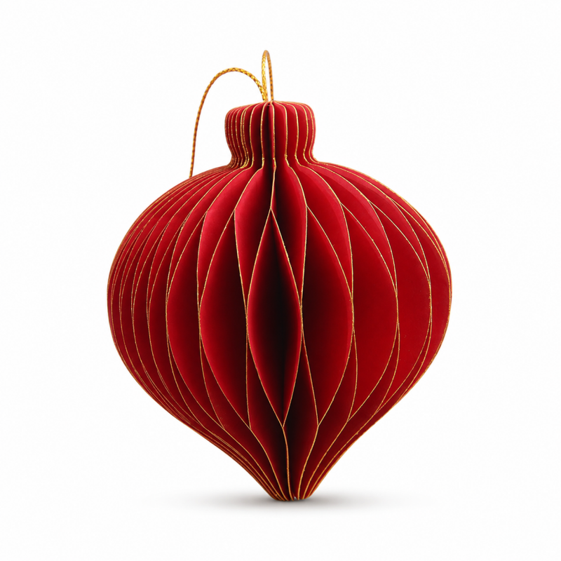 10 Honeycomb Christmas Ornament Collection