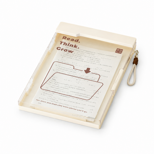 A4 Transparent Dual Clip Organizer