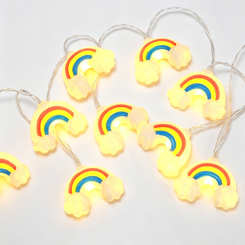 Rainbow Shape Battery Operated String Lights
