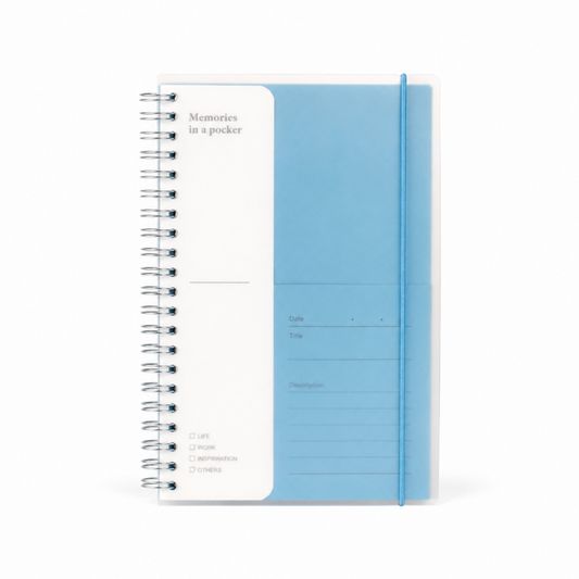 Spiral-Bound Pocket Document Folder