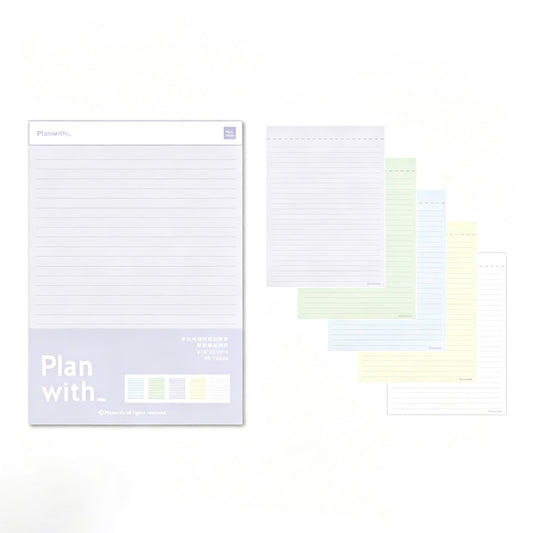 Tear Off Study Planning Notepad