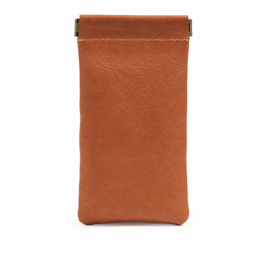 Soft Leather Drawstring Pouch