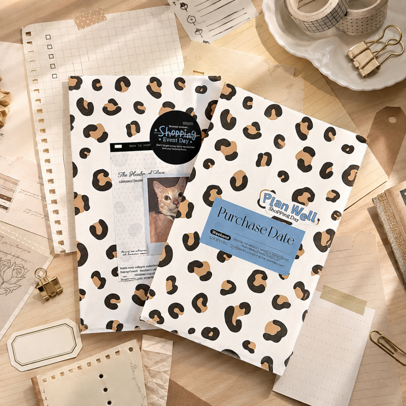 Leopard Print Paper Gift Bags