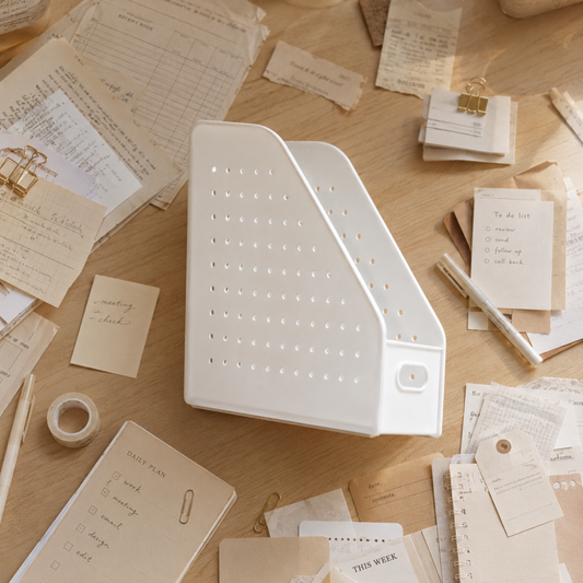 Hole Board Desktop File Organizer