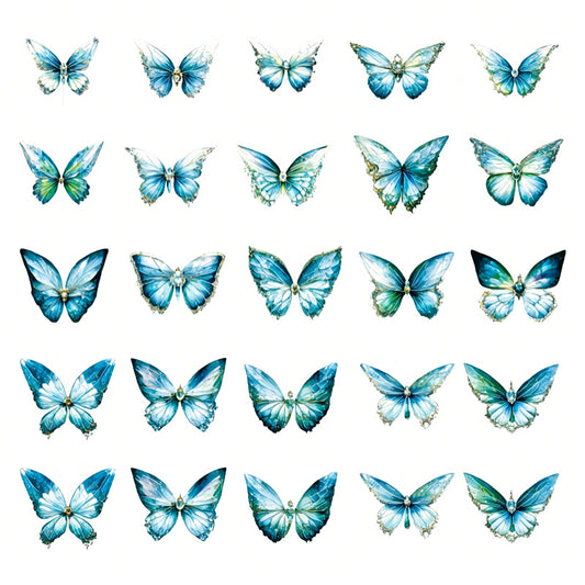Butterfly Whisper Holographic PET Stickers