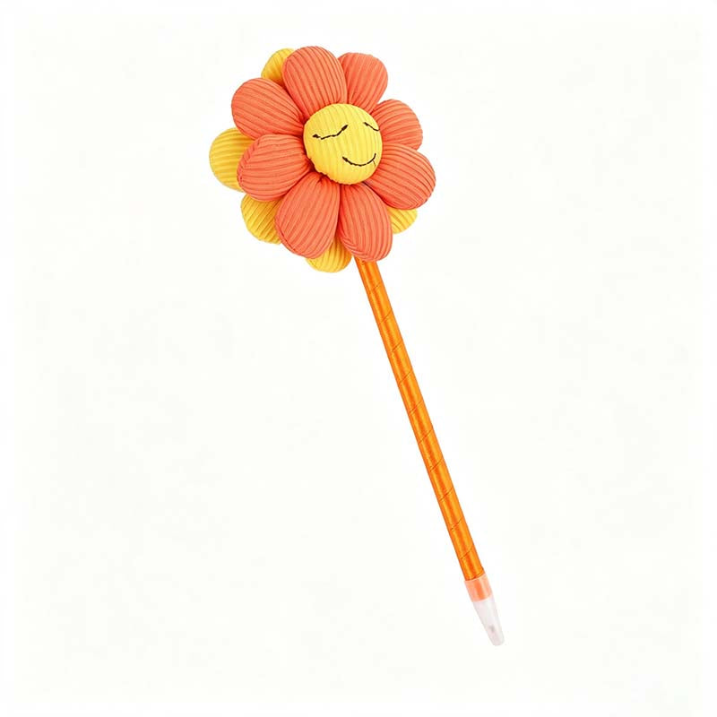 Daisy Plush Topper Gel Pen