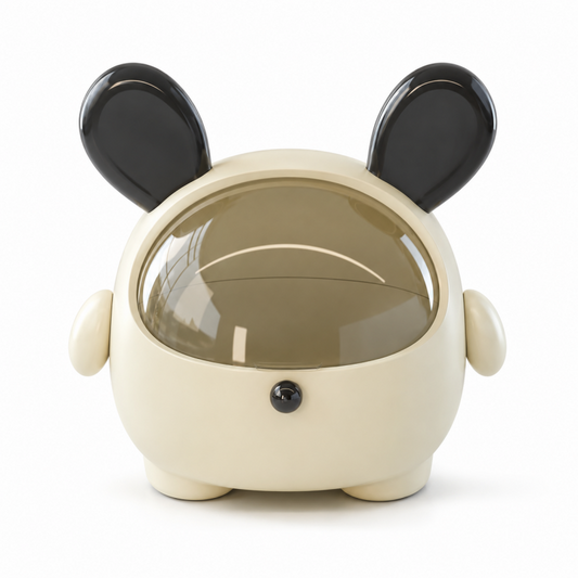 Cute Cartoon Desktop Storage Canister