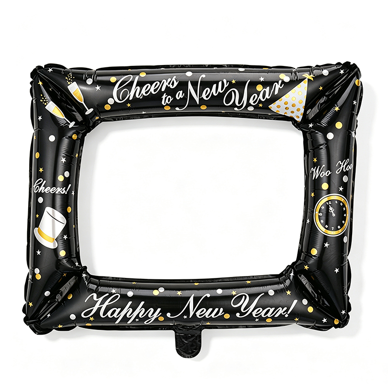 Celebration Photo Booth Frame Foil Balloons – 50-Piece Pack