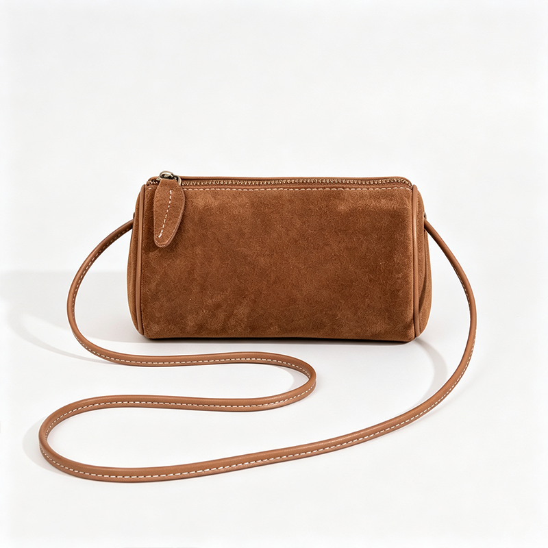 Vintage Cylinder Crossbody Bag