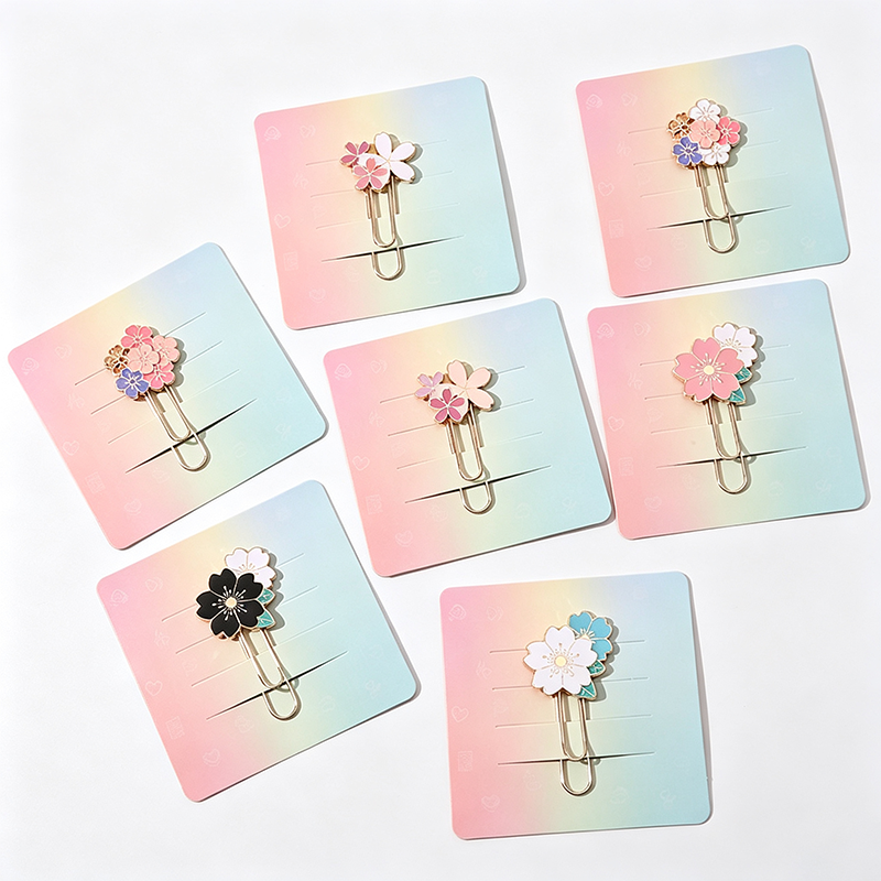 Cherry Blossom Paper Clip Set