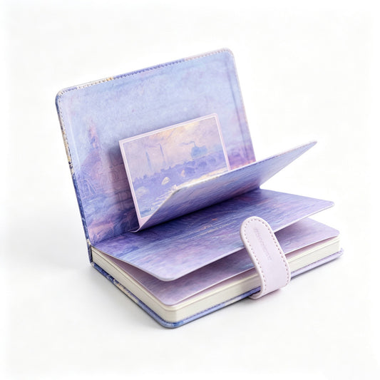 Monet Impression Magnetic PU Journal Notebook