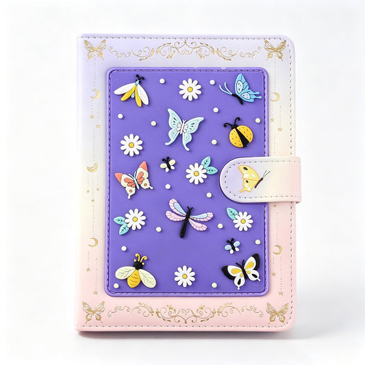 Butterfly Garden Magnetic Mini Journal