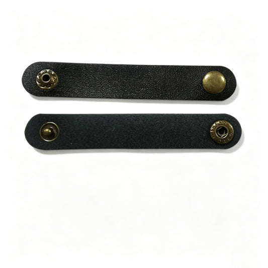 100 Snap Button Leather Cable Tie