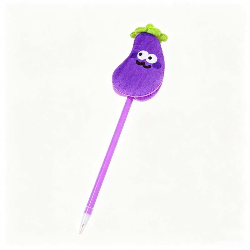 Vegetable Plush Topper Gel Pen