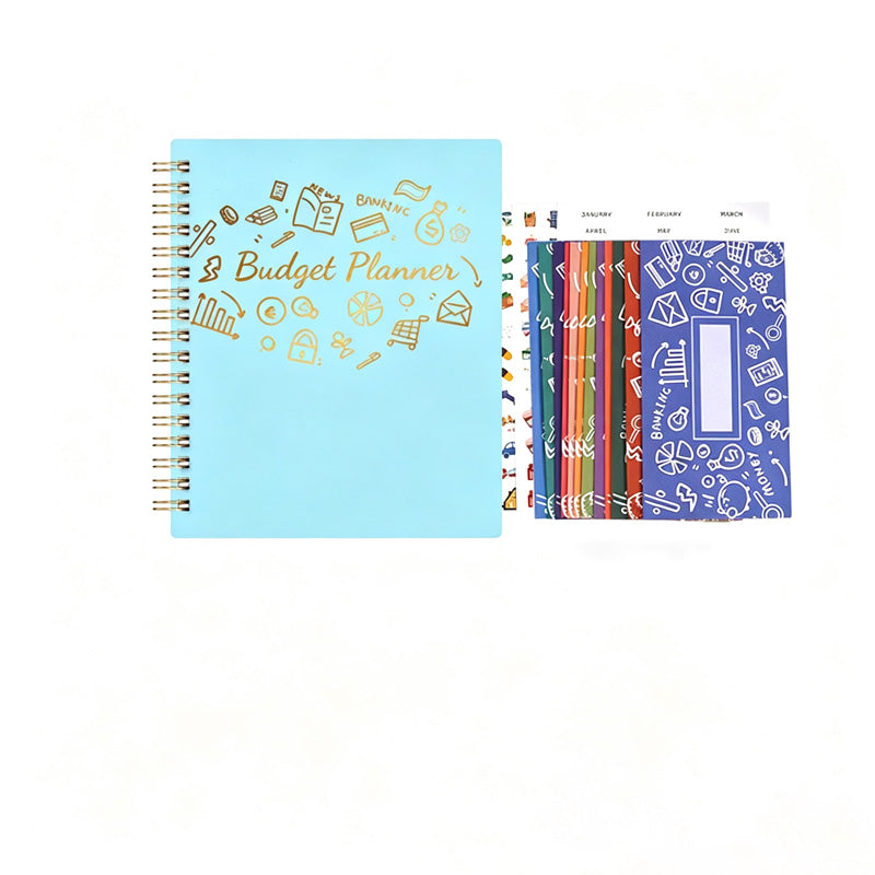 Monthly Budget Planner With Receipt Pockets
