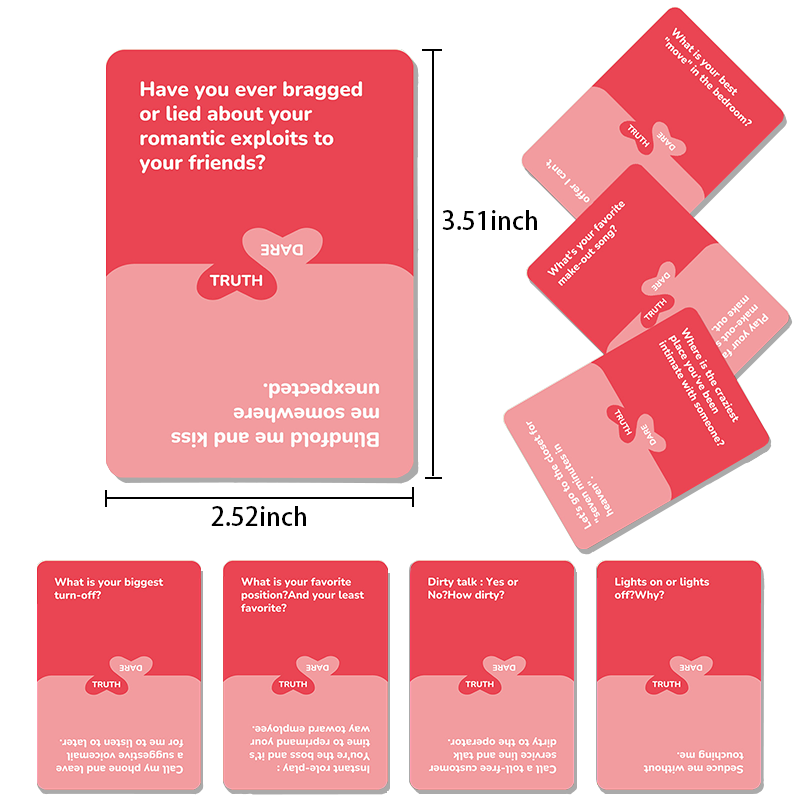 Truth Or Dare Question Card Box