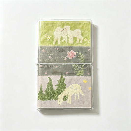 Vintage Watercolor A6 Slim Journal Notebook