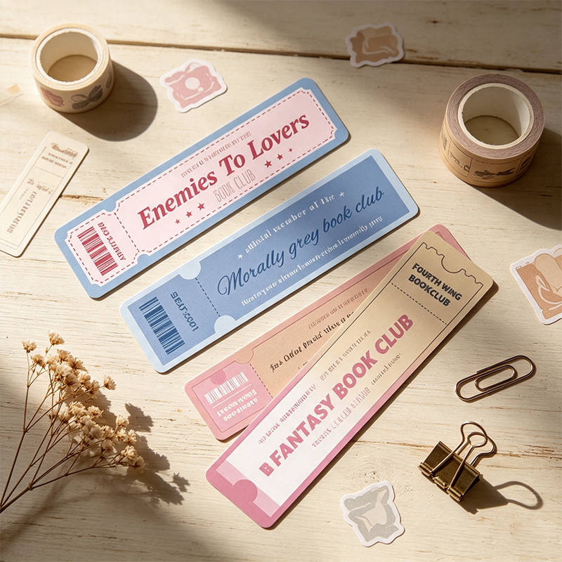 Book Lovers Club Bookmark Cards
