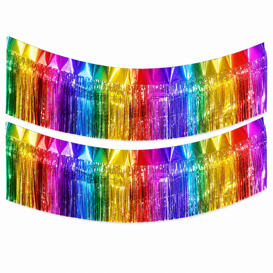 Multicolor Foil Fringe Party Banner