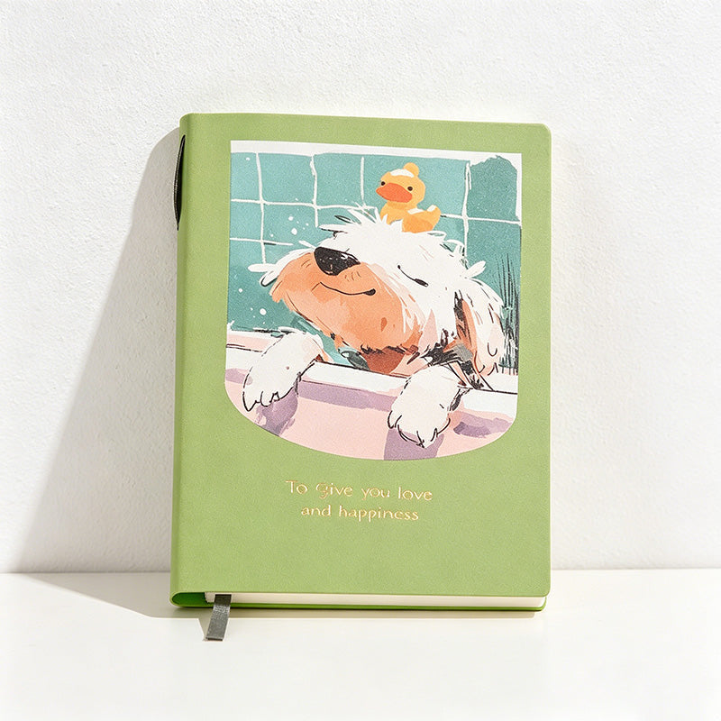 A5 PU Cover Cartoon Printed Notebook