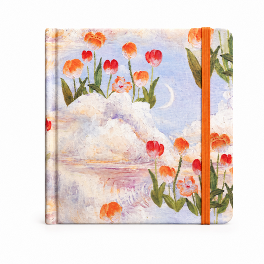 Square Floral Sketchbook