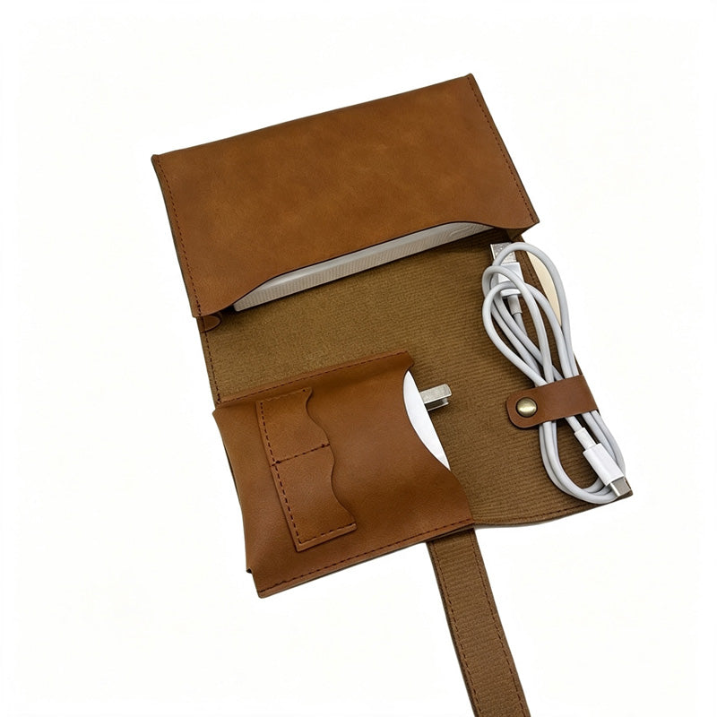 Leather Cable Storage Wrap