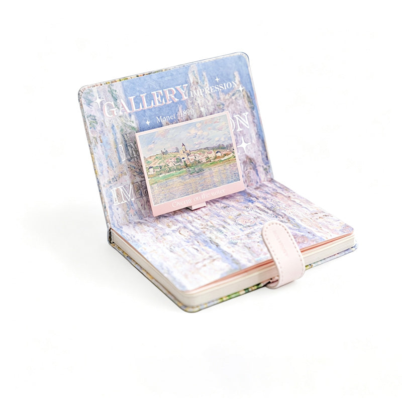 Monet Impression Magnetic PU Journal Notebook