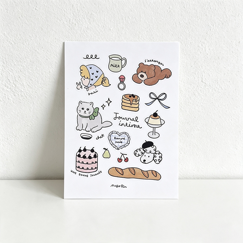 Sweet Bakery Stickers Sticker Sheet