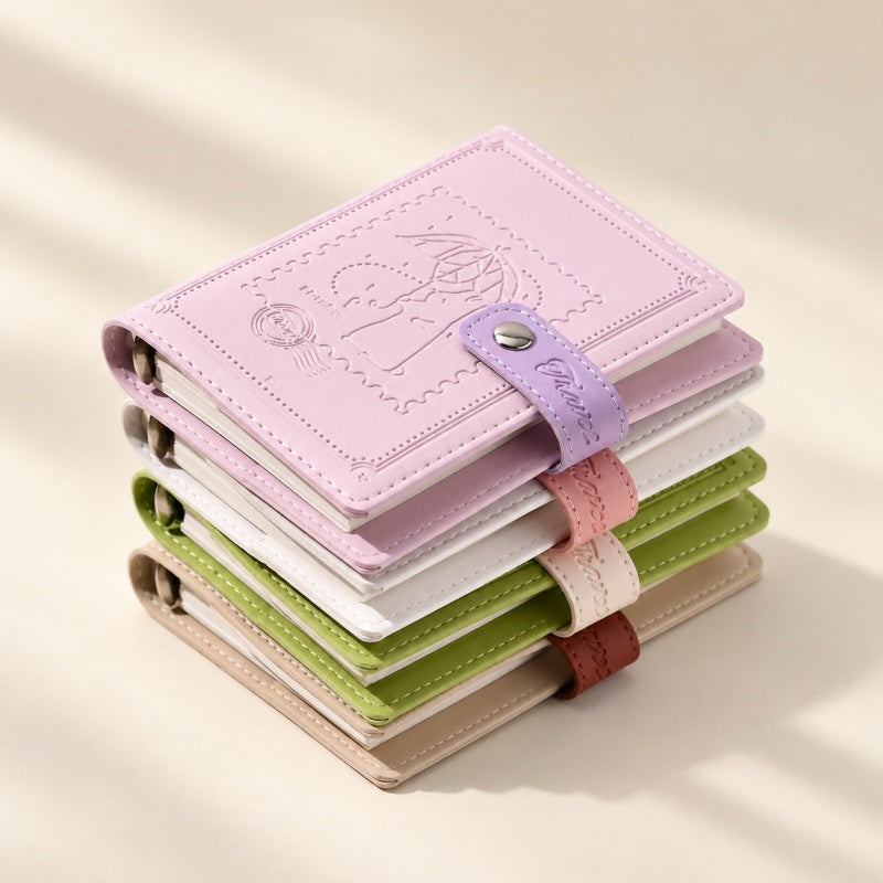 Cute Rabbit Embossed Binder Notebook