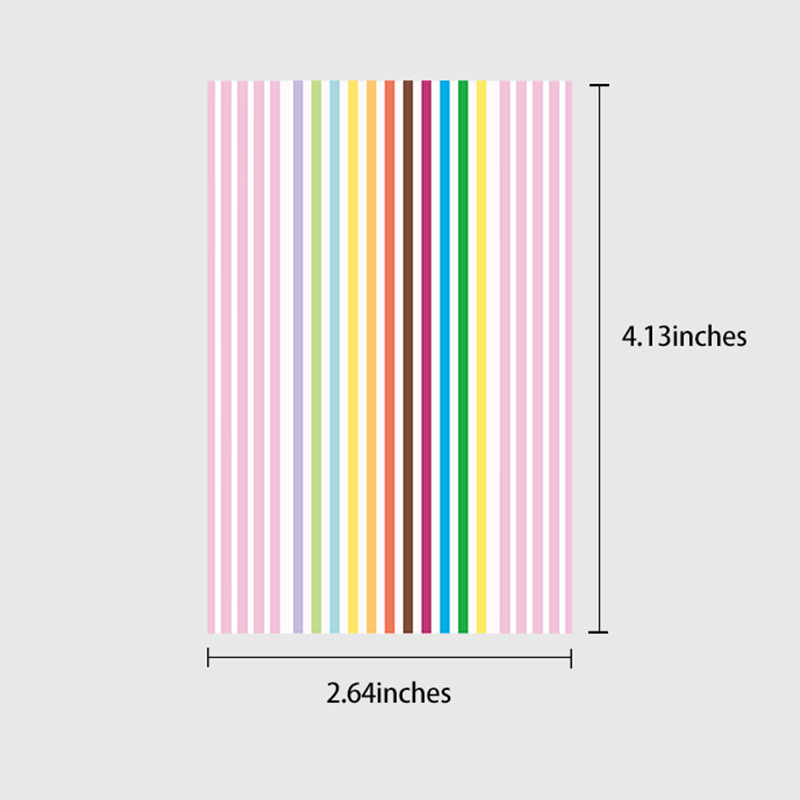 Rainbow Grid Loose Leaf Memo Pad