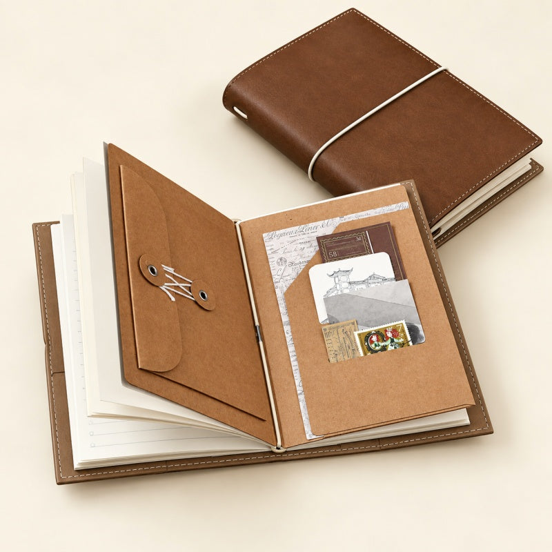 Retro Travel Schedule Planner Notebook
