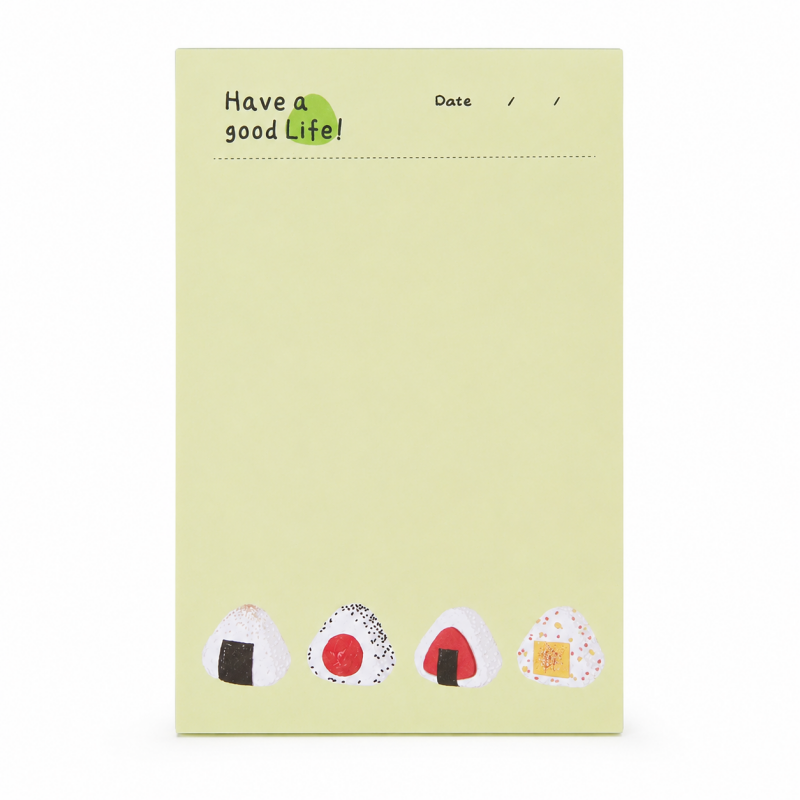 Kawaii Onigiri Note Pad