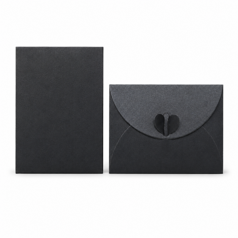 5 Color Button Envelope Set