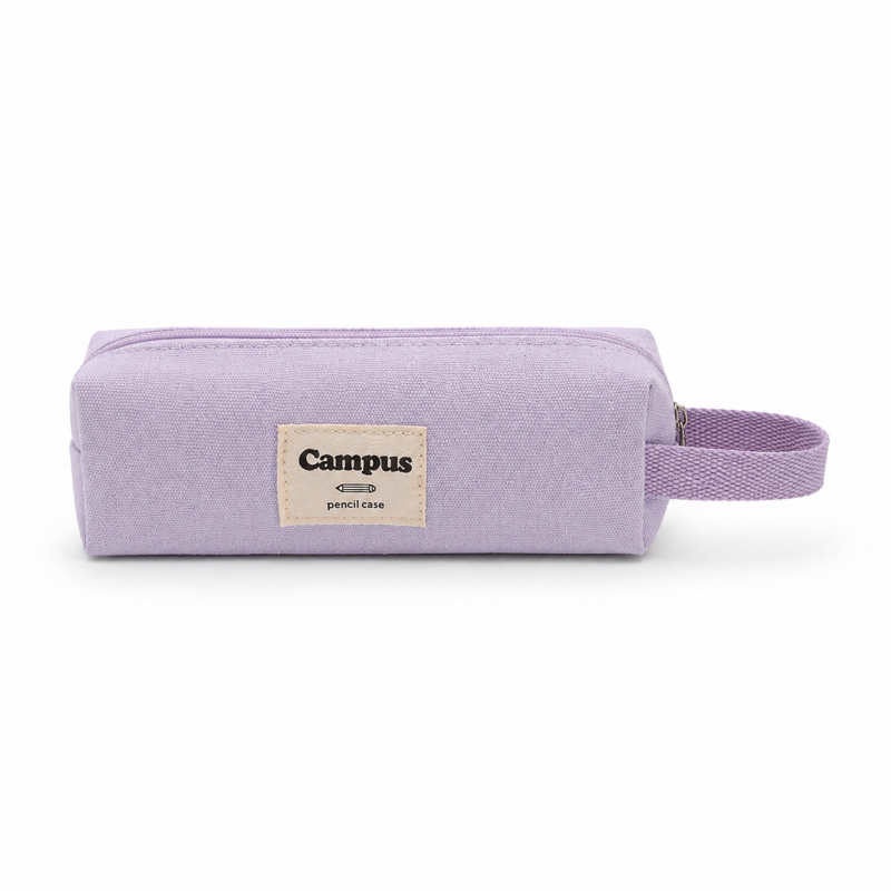 Pastel Canvas Wristlet Pencil Pouch