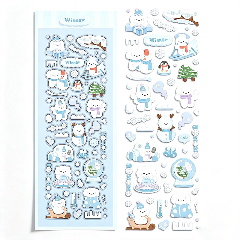 Seasonal Glitter Sticker Pack