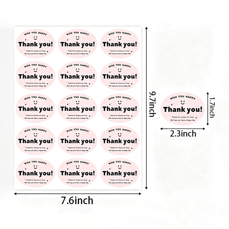 Thank You Seal Stickers