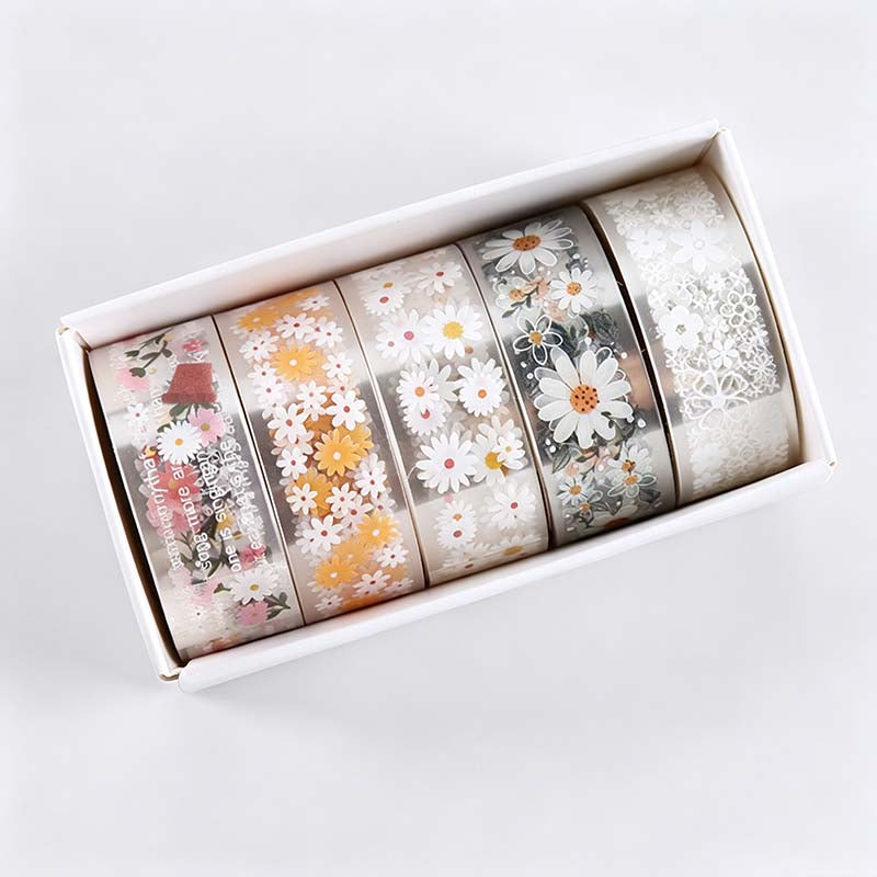 Flower Whisper PET Deco Tape Set