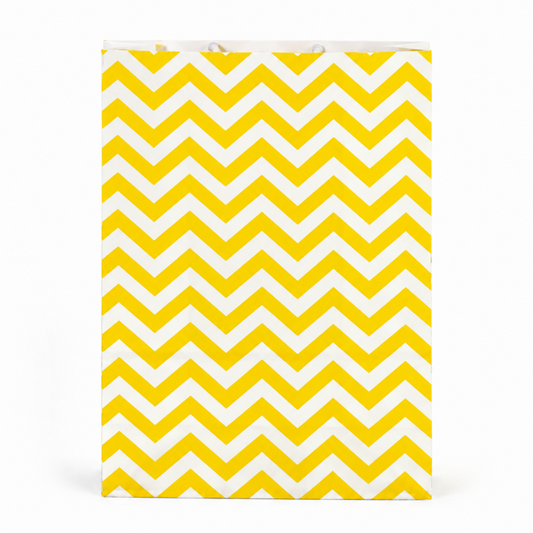 50 Wave Pattern Kraft Paper Gift Paper Bag