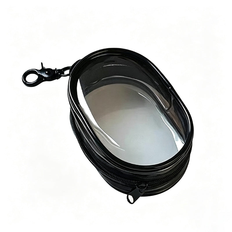 Clear Retractable Earphone Cable Organizer Pouch