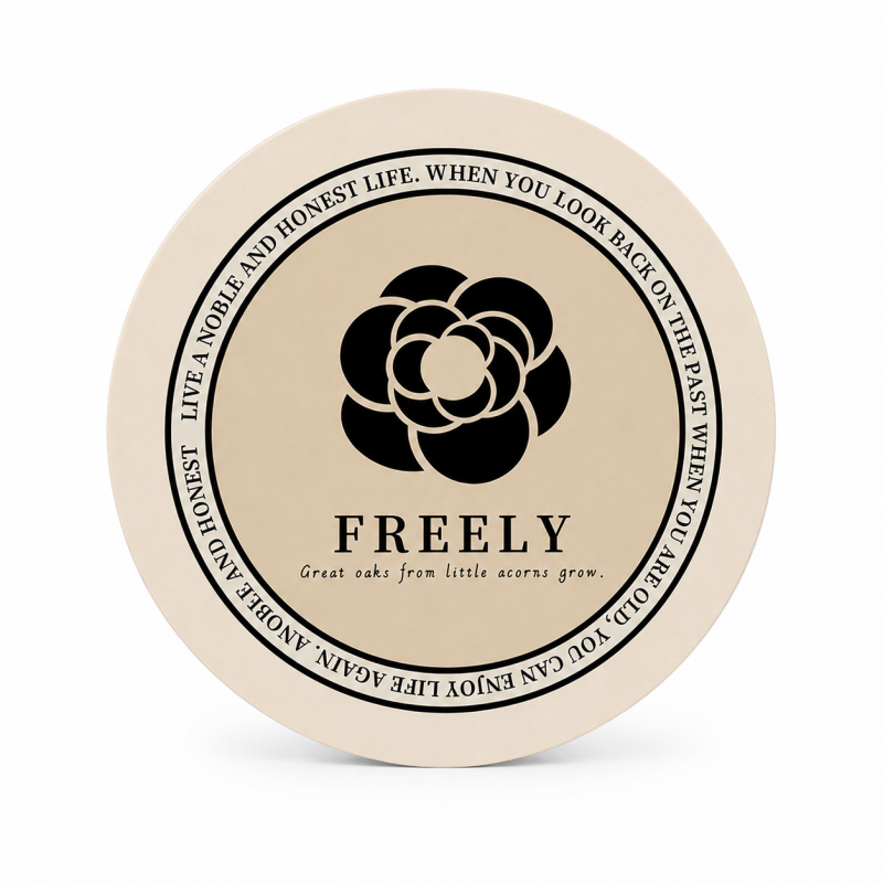 Monochrome Leather Look Coaster Set