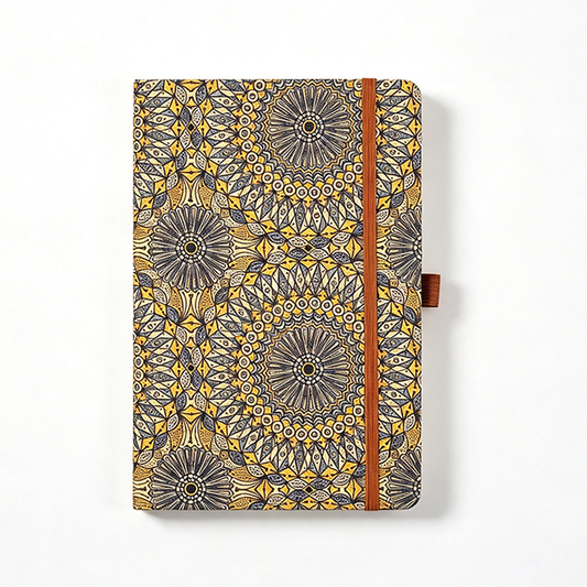 Artisan Pattern Cork Notebook