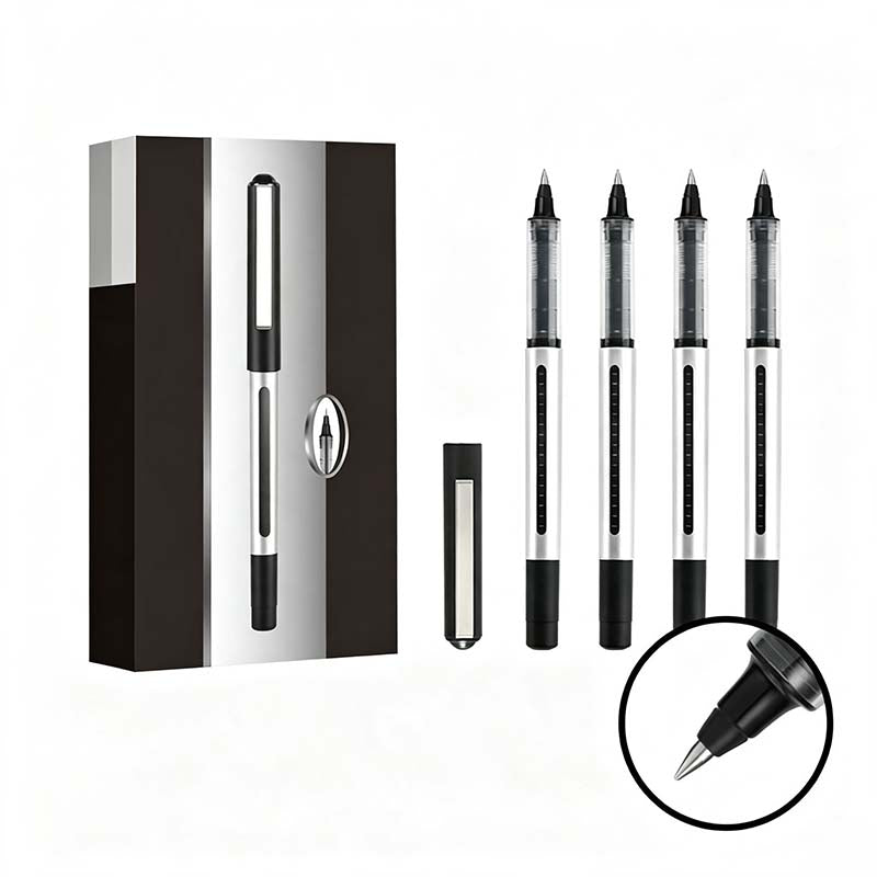 Black Fine Tip Gel Pen Set