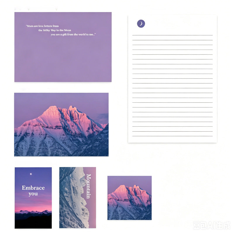 Endless Moonlight Envelope Letter Set