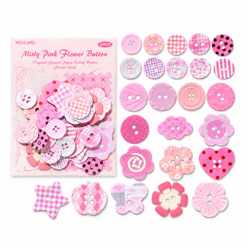 Button Collector Relief Stickers