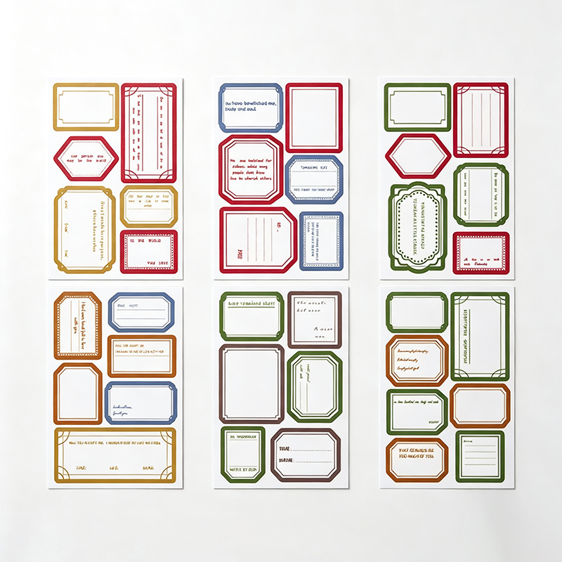 Elegant Frame Label Stickers