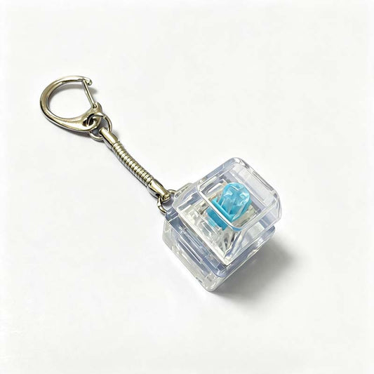 Transparent Light Up Key Switch Keychain