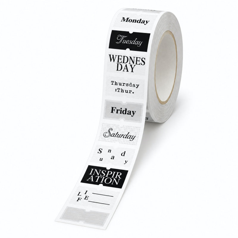 Vintage Word Label Sticker Sheet